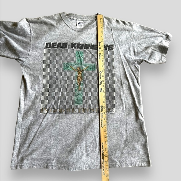 Vintage Dead Kennedys “Freedom From Religion” T-Shirt Large Blue Bar Anvil 1998 - Picture 6 of 7